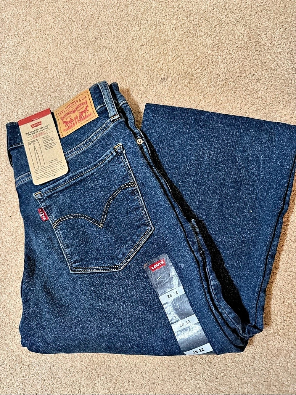 Levi's 517 Bootcut Jeans Blue Waist 32 Length 32 NWT